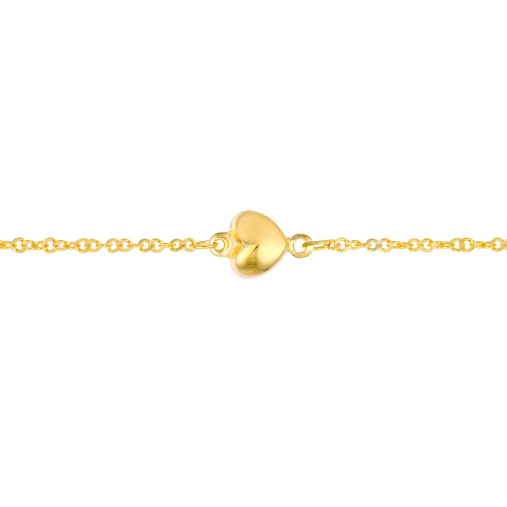 Puffy Heart Station Trio Bracelet