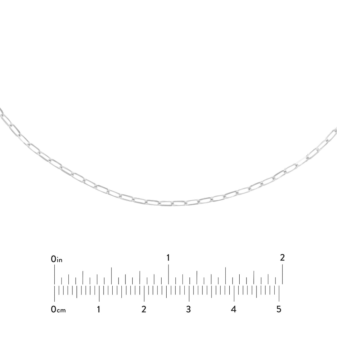 1.7mm Paper Clip Choker Chain