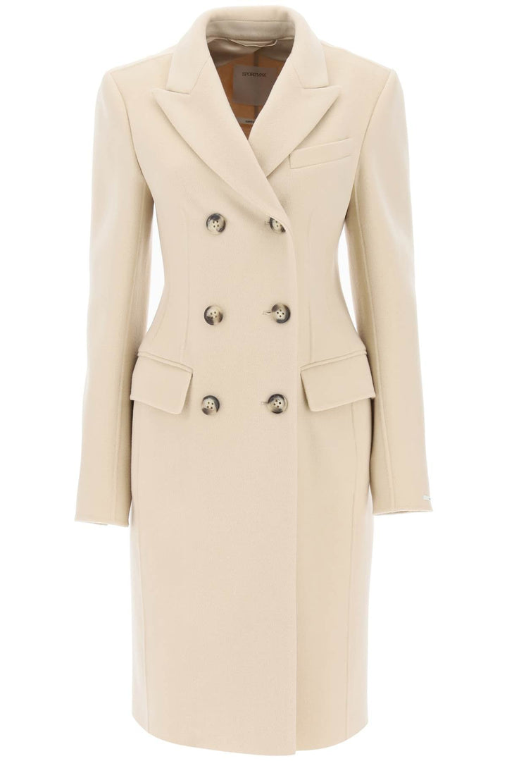 Sportmax 'morgana' Virgin Wool Double-Breasted Coat