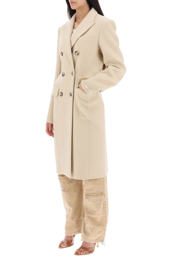 Sportmax 'morgana' Virgin Wool Double-Breasted Coat