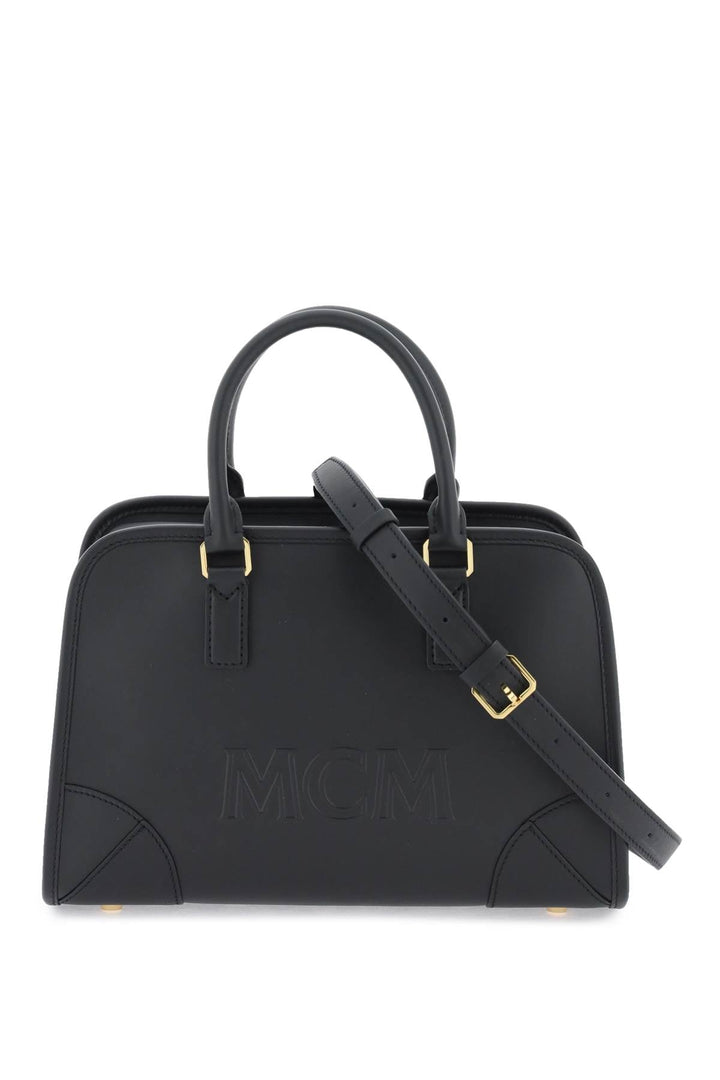 Mcm Medium Aren Boston Bowling Bag