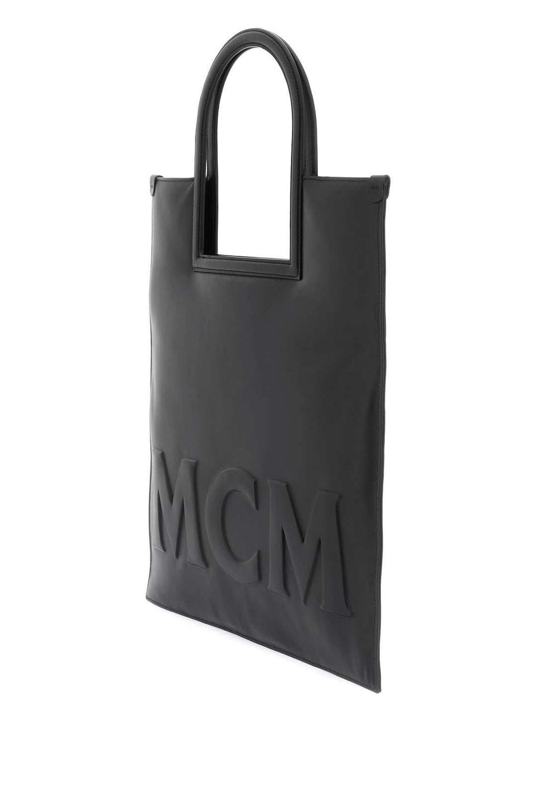 Mcm Aren Fold Nappa Leather Tote Bag