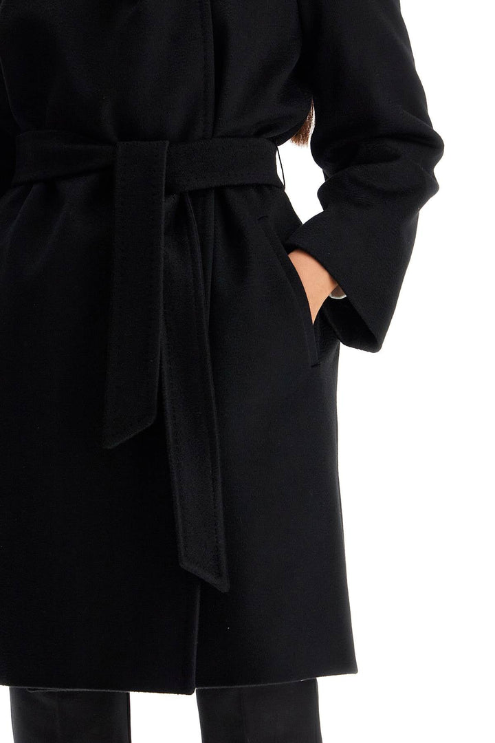 Max Mara Studio Wool Coat With Hooded C