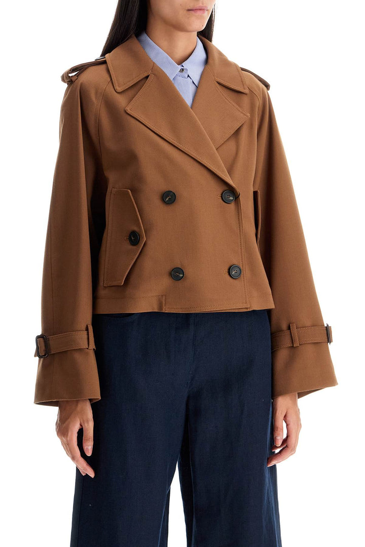 Weekend Max Mara Short Rainproof Gabardine Trench