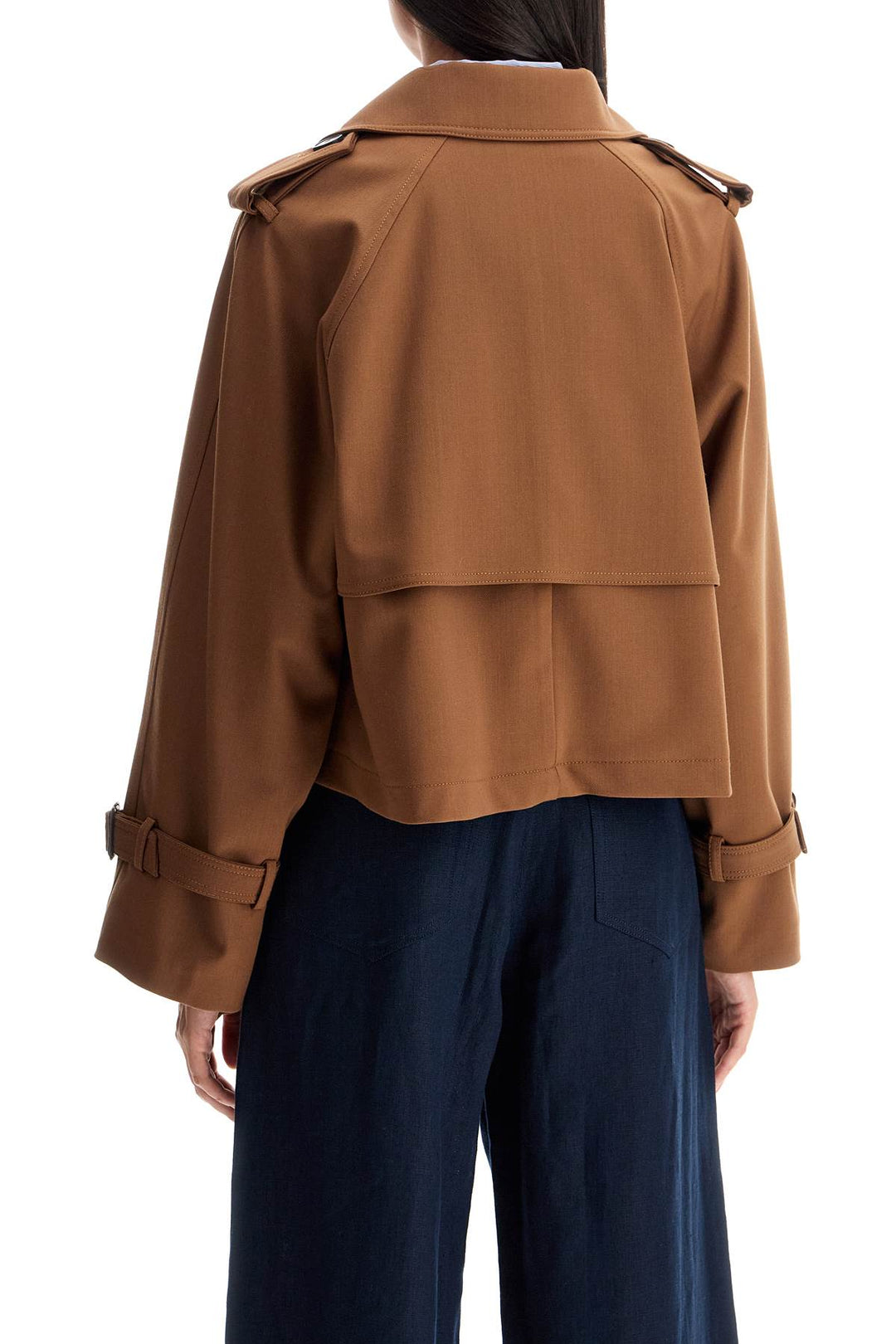 Weekend Max Mara Short Rainproof Gabardine Trench