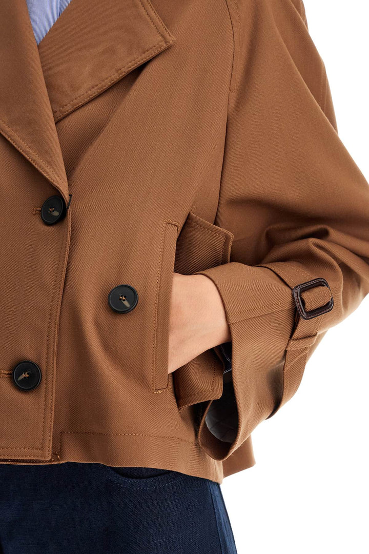 Weekend Max Mara Short Rainproof Gabardine Trench