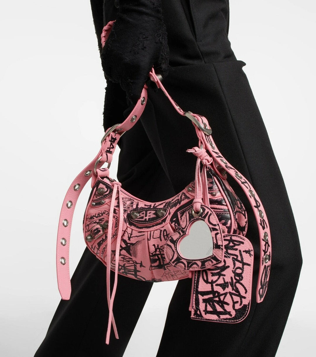 Balenciaga Pink Le Cagole Mini Shoulder Bag