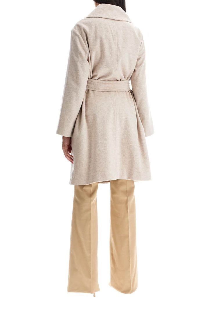 Max Mara Studio Cashmere Robe Coat With Wraparound