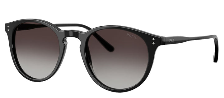 Polo Ralph Lauren PH 4110 50018G Phantos Plastic Black Sunglasses with Grey Gradient Lens