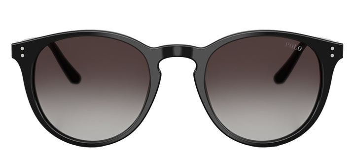 Polo Ralph Lauren PH 4110 50018G Phantos Plastic Black Sunglasses with Grey Gradient Lens