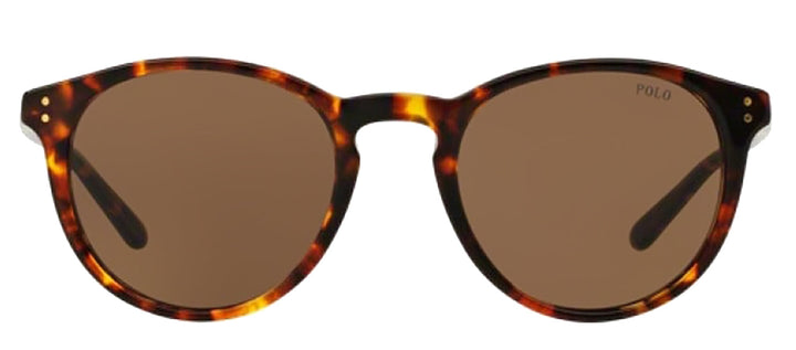 Polo Ralph Lauren PH 4110 513473 Phantos Plastic Havana Sunglasses with Brown Lens