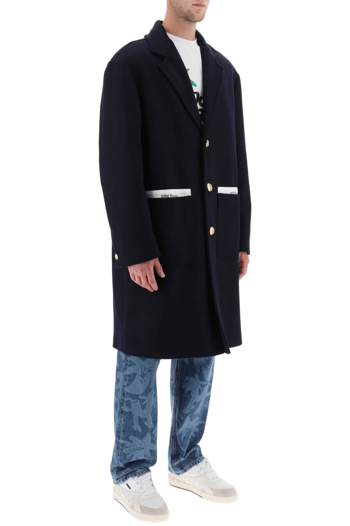 Palm Angels Sartorial Tape Wool Cashmere Coat