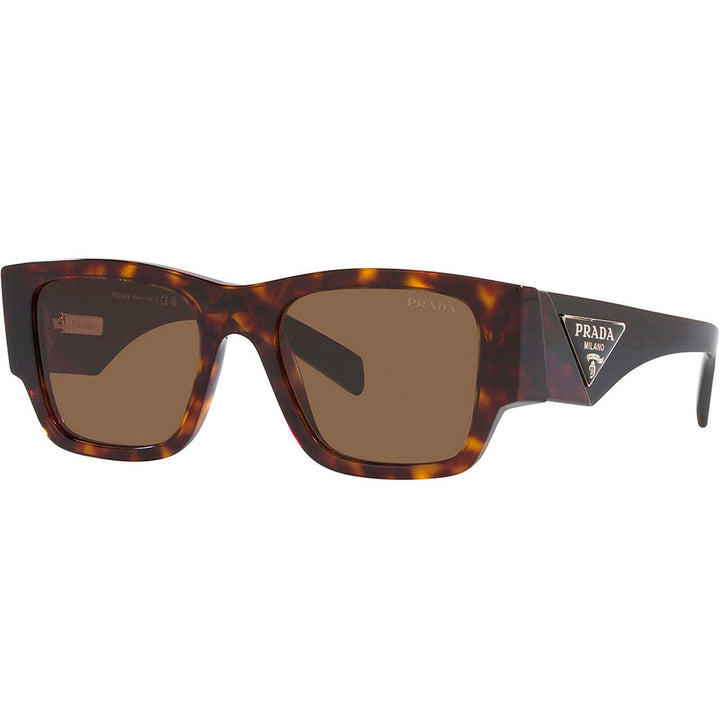 Prada PR 10ZS 2AU06B Pillow Plastic Tortoise Sunglasses with Brown Lens