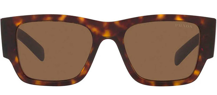 Prada PR 10ZS 2AU06B Pillow Plastic Tortoise Sunglasses with Brown Lens