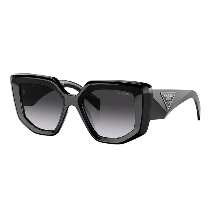 Prada PR 14ZS 1AB09S Fashion Plastic Black Sunglasses with Grey Gradient Lens