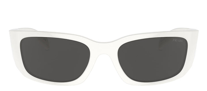 Prada PR A14S 1425S0 Butterfly Plastic White Sunglasses with Grey Lens