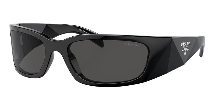 Prada PR A14S 1AB5S0 Butterfly Plastic Black Sunglasses with Grey Lens