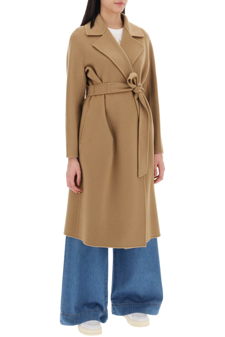 Max Mara Studio Rapido Wool-Cashmere Wrap Coat