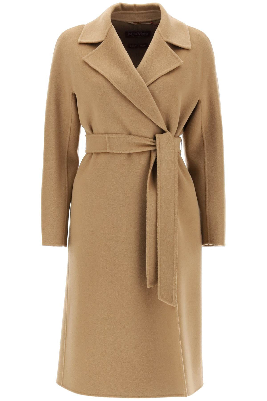 Max Mara Studio Rapido Wool-Cashmere Wrap Coat