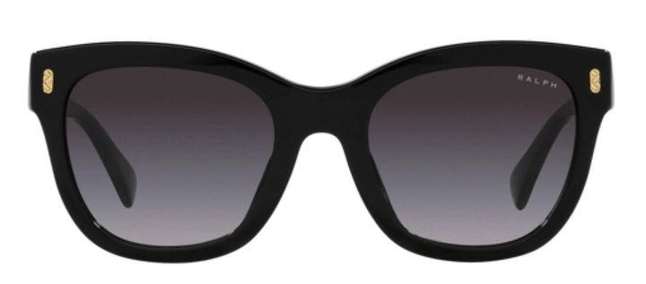 Ralph Lauren RA 5301U 50018G Oval Plastic Black Sunglasses with Grey Gradient Lens