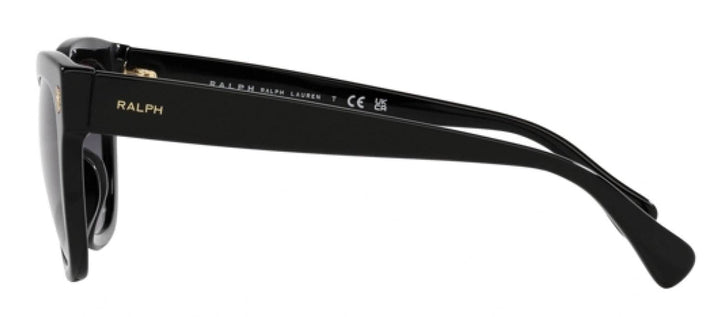 Ralph Lauren RA 5301U 50018G Oval Plastic Black Sunglasses with Grey Gradient Lens