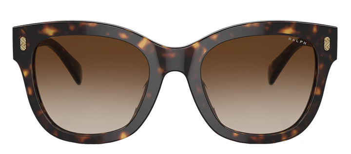 Ralph Lauren RA 5301U 500313 Oval Plastic Havana Sunglasses with Brown Gradient Lens