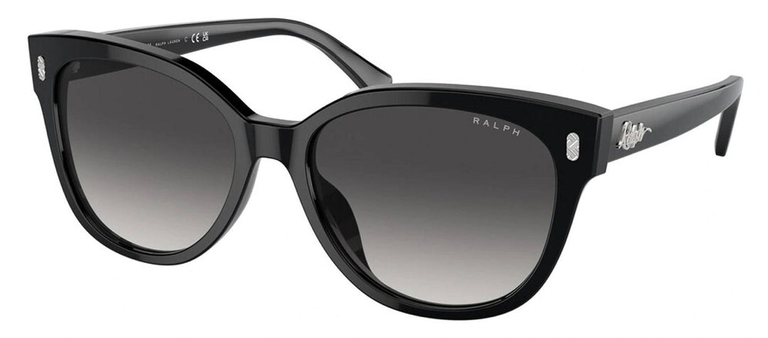 Ralph Lauren RA 5331U 50018G Phantos Plastic Black Sunglasses with Grey Gradient Lens