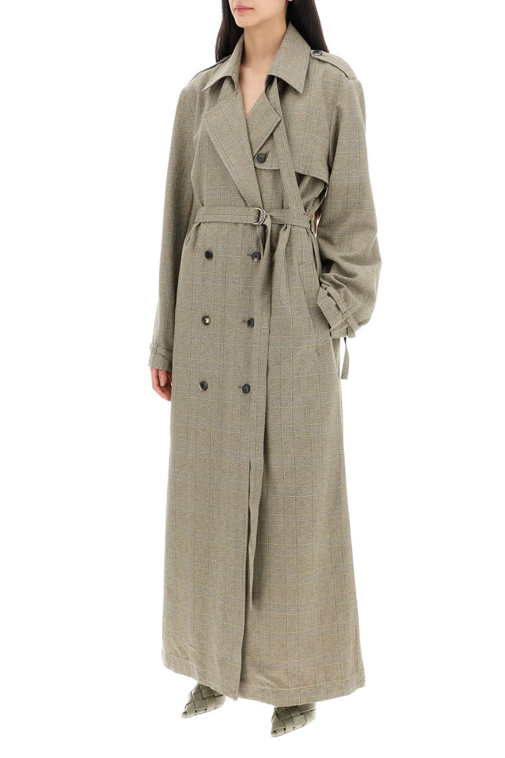 Dries Van Noten Renwick Trench In Prince Of Wales