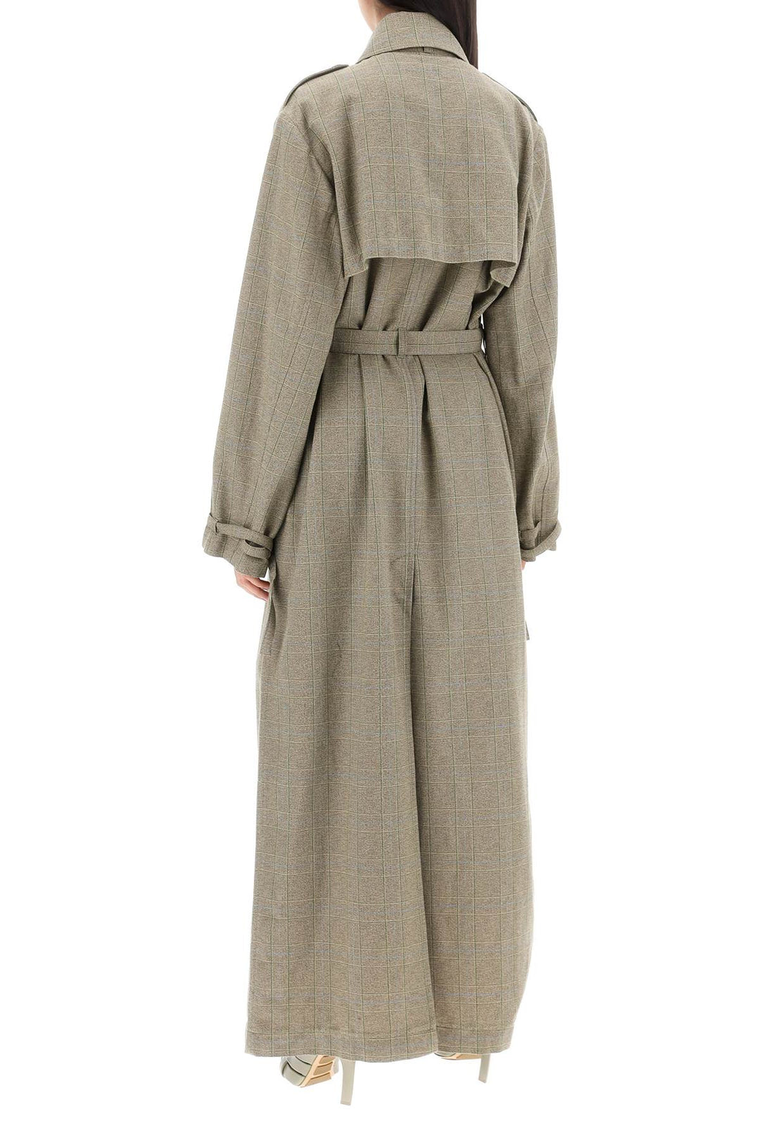 Dries Van Noten Renwick Trench In Prince Of Wales