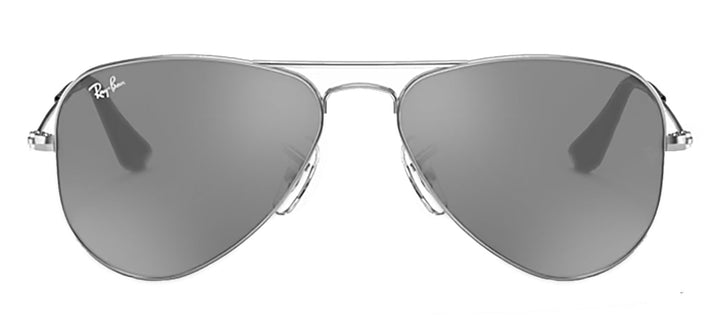 Ray-Ban Junior RJ 9506S 212/6G Pilot Metal Silver Sunglasses with Grey Gradient Lens