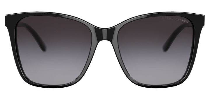 Ralph Lauren RL 8201 50018G Pillow Plastic Black Sunglasses with Grey Gradient Lens