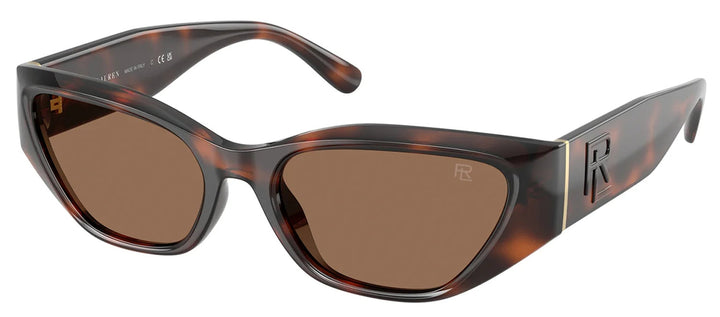 Ralph Lauren RL 8231U 624173 Square Plastic Brown Sunglasses with Brown Gradient Lens