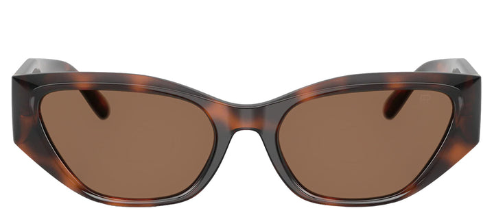 Ralph Lauren RL 8231U 624173 Square Plastic Brown Sunglasses with Brown Gradient Lens