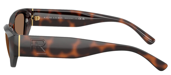 Ralph Lauren RL 8231U 624173 Square Plastic Brown Sunglasses with Brown Gradient Lens