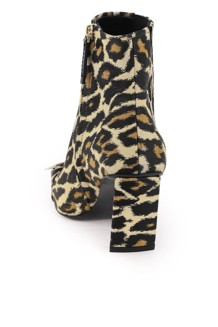 Roger Vivier Leopard Jacquard 'belle Vivier' Chelsea Boots