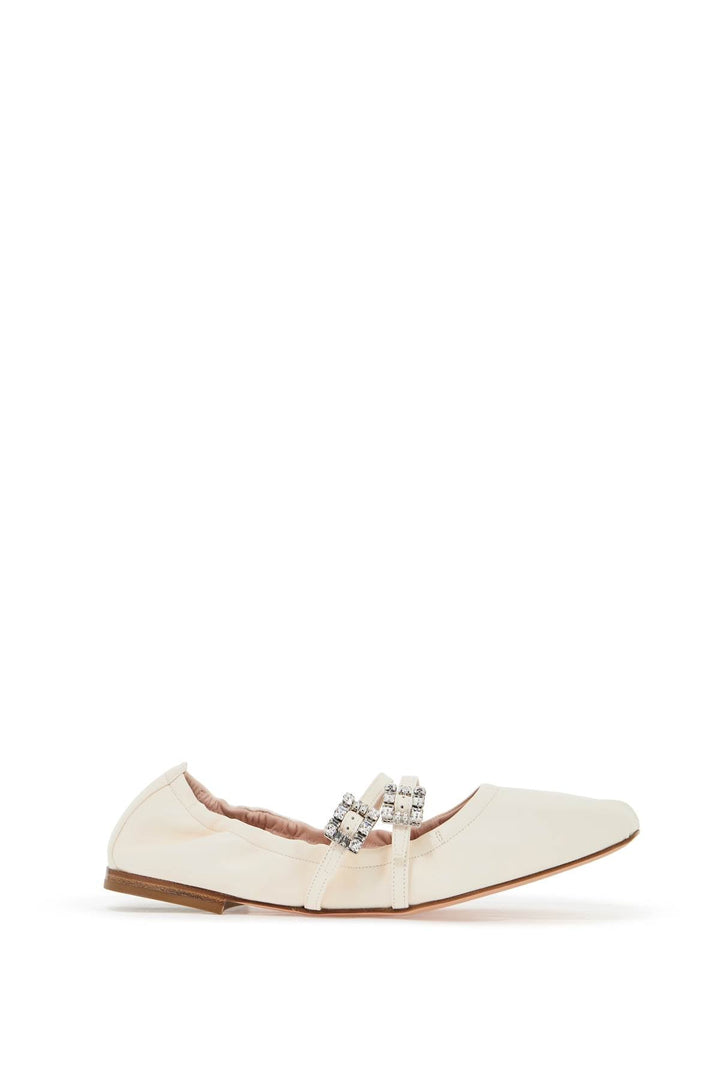 Roger Vivier "nappa Ballet Flats With Strass Buck