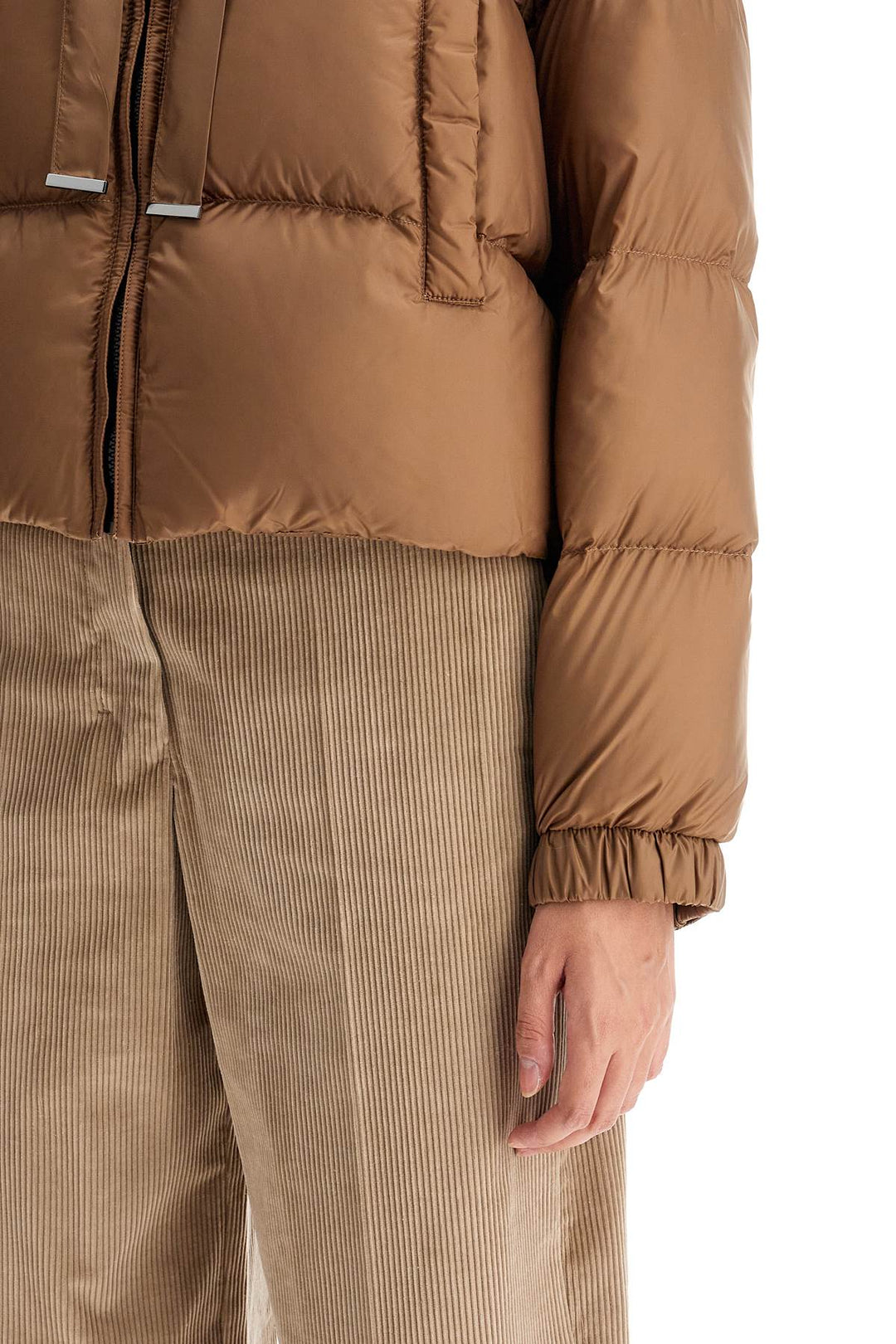 Max Mara The Cube Short Hooded Down Jacket