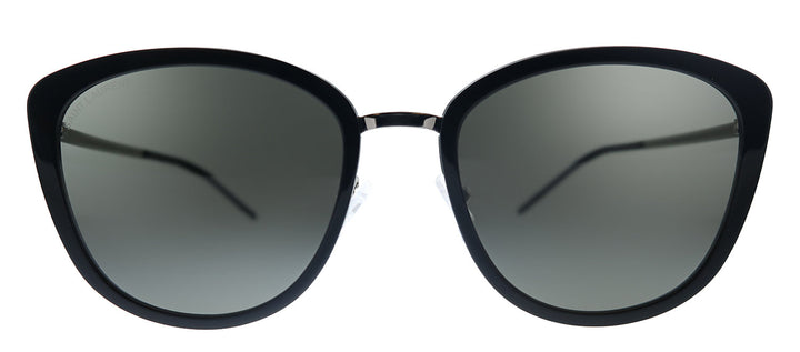 Saint Laurent SLIM SL 377/K 001 Cat-Eye Metal Silver Sunglasses with Grey Lens