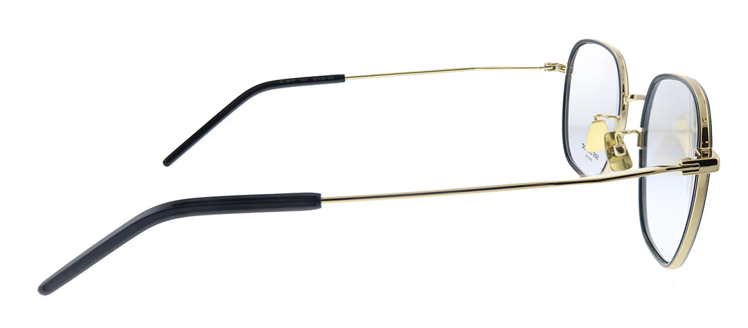 Saint Laurent SL 397/F 003 Square Metal Gold Eyeglasses with Demo Lens