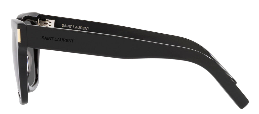 Saint Laurent SL 500S 3 Square Plastic Havana Sunglasses with Green Lens