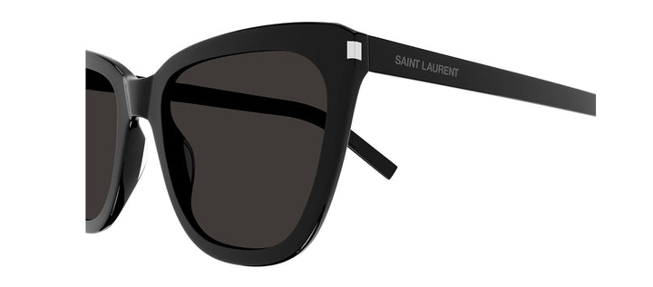 Saint Laurent CLASSIC SL 548S 001 Cat-Eye Plastic Black Sunglasses with Grey Lens