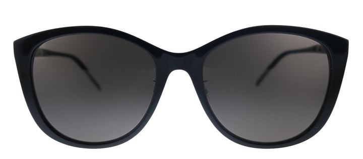 Saint Laurent SL M71/K 001 Cat-Eye Acetate Black Sunglasses with Black Lens