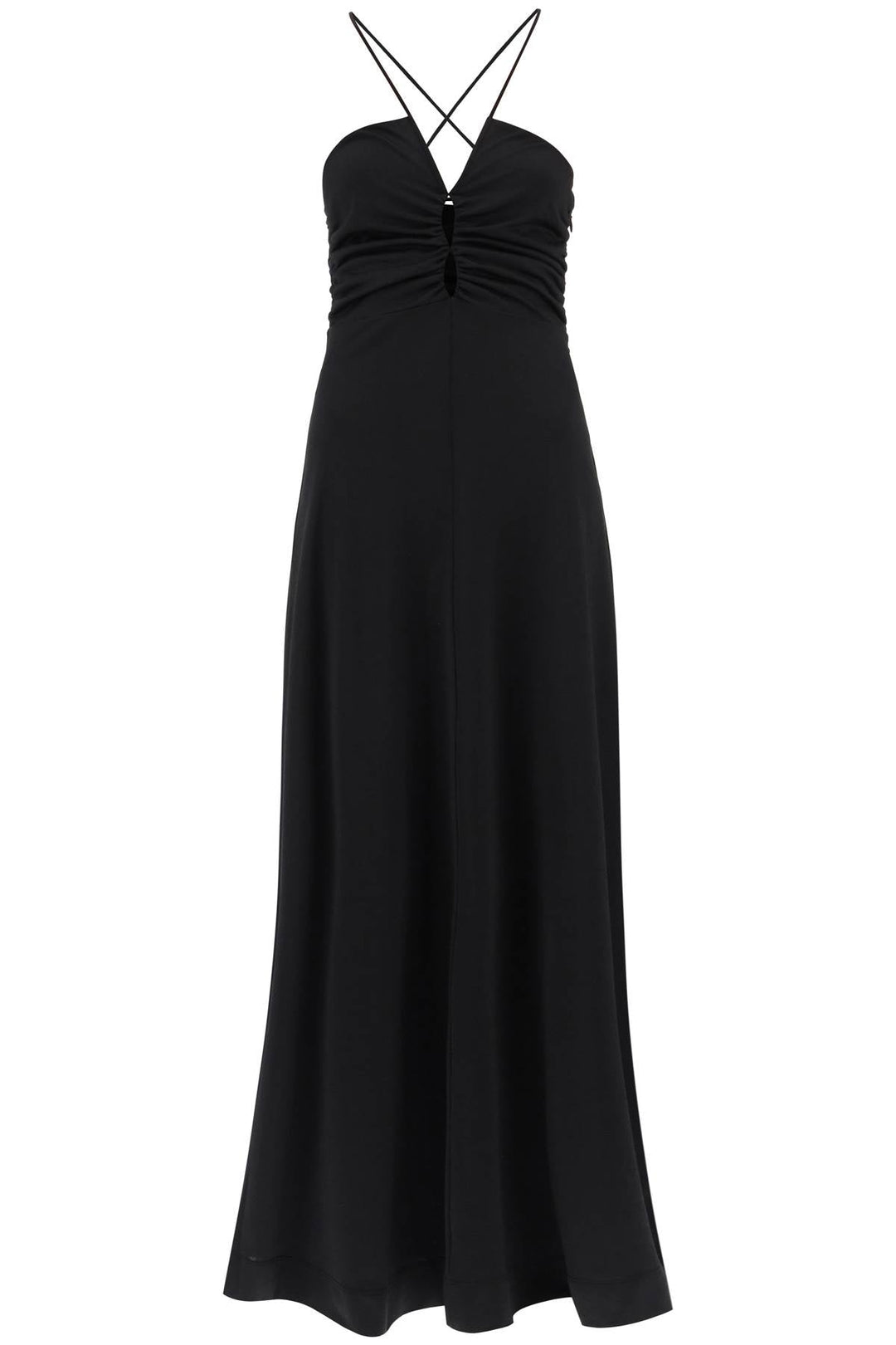 Ganni Crepe Jersey Maxi Dress