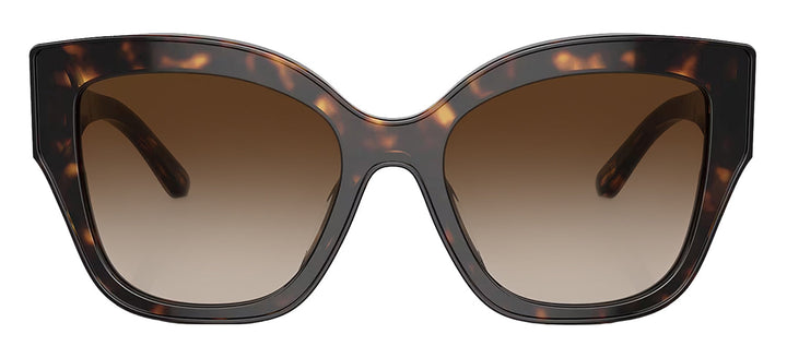 Tory Burch TY 7184U 172813 Butterfly Plastic Tortoise Sunglasses with Brown Gradient Lens