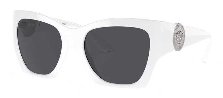 Versace VE 4452 317/87 Fashion Plastic White Sunglasses with Grey Lens