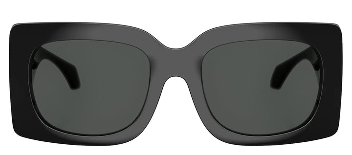 Versace VE 4496U GB1/87 Square Plastic Black Sunglasses with Grey Lens