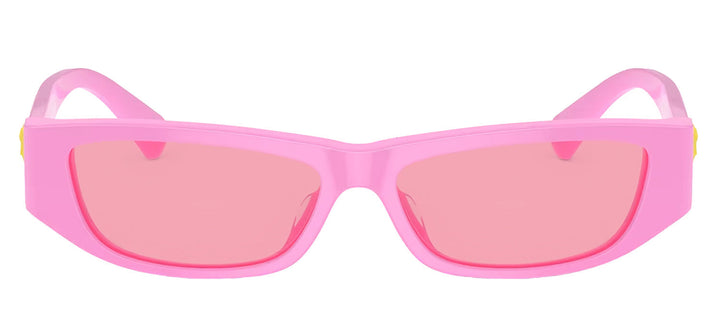 Versace Kids VK 4002U 539984 Rectangle Plastic Pink Sunglasses with Pink Lens