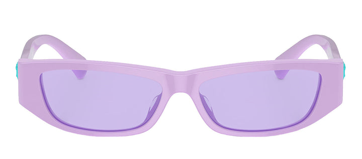 Versace KIDS VK 4002U 54001A Rectangle Plastic Purple Sunglasses with Purple Lens