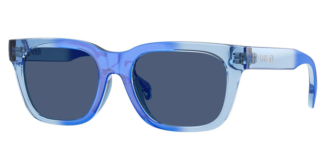 Versace KIDS VK 4006U 553280 Square Plastic Blue Sunglasses with Blue Lens
