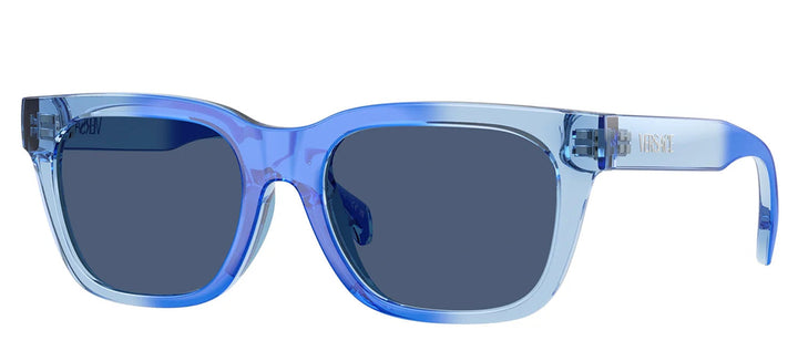 Versace KIDS VK 4006U 553280 Square Plastic Blue Sunglasses with Blue Lens